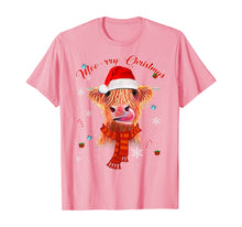Load image into Gallery viewer, Funny shirts V-neck Tank top Hoodie sweatshirt usa uk au ca gifts for Scottish Highland Cow Merry Christmas Snow Gift T-Shirt 1150581
