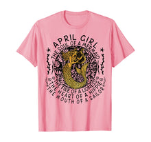 Load image into Gallery viewer, April Girl The Soul Of A Mermaid Tshirt Funny Gifts Women TShirt70437

