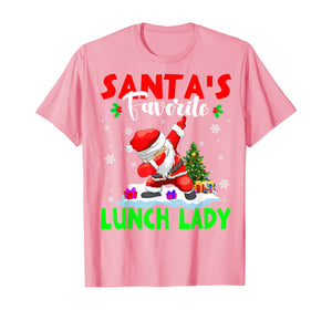 Funny shirts V-neck Tank top Hoodie sweatshirt usa uk au ca gifts for Santa's Favorite Lunch Lady Cute Lunch Lady Christmas Gifts T-Shirt 331980