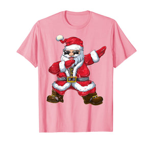 Vintage Christmas Boys Kids Men Xmas Gifts Dabbing Santa T-Shirt