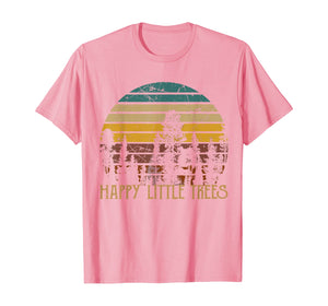 Funny shirts V-neck Tank top Hoodie sweatshirt usa uk au ca gifts for Happy Little Tree Retro Bob Tees Ross Painting For Men Women T-Shirt 1061640