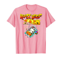 Load image into Gallery viewer, Roast Beef Cow On Beach Vacation Sun Tan T-Shirt
