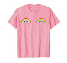 Load image into Gallery viewer, Gay Les Pride Rainbow Boobs T-Shirt Lgbt Pride Month Gifts
