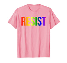 Load image into Gallery viewer, Funny shirts V-neck Tank top Hoodie sweatshirt usa uk au ca gifts for Resist Rainbow Flag Nationa Pride March Shirt 1659466
