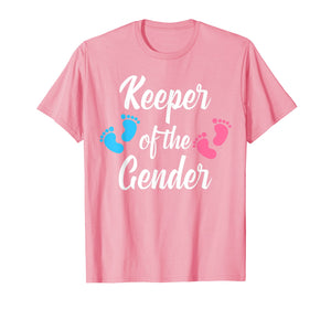 Funny shirts V-neck Tank top Hoodie sweatshirt usa uk au ca gifts for Keeper Of The Gender Reveal T Shirt Baby Announcement Shirt 137884