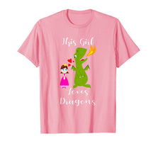 Load image into Gallery viewer, Funny shirts V-neck Tank top Hoodie sweatshirt usa uk au ca gifts for This Girl Loves Dragons Cute Shirt Princess Gifts TShirts 2851560
