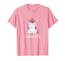 Load image into Gallery viewer, Funny shirts V-neck Tank top Hoodie sweatshirt usa uk au ca gifts for Cute Namaste Yoga Unicorn T-Shirt 1038395
