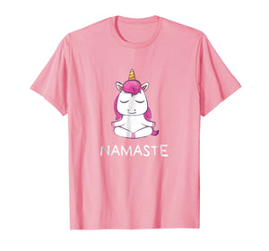 Funny shirts V-neck Tank top Hoodie sweatshirt usa uk au ca gifts for Cute Namaste Yoga Unicorn T-Shirt 1038395