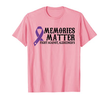 Load image into Gallery viewer, Funny shirts V-neck Tank top Hoodie sweatshirt usa uk au ca gifts for Memories Matter Fight Against Alzheimers Ribbon Tshirt Gifts 3506117

