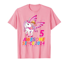 Load image into Gallery viewer, Funny shirts V-neck Tank top Hoodie sweatshirt usa uk au ca gifts for 5th Birthday Unicorn Girl 5 Years Old TShirt 2703971
