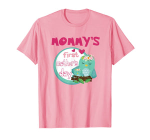 Funny shirts V-neck Tank top Hoodie sweatshirt usa uk au ca gifts for Funny Mommy's first mother's day t-shirt Cute Owls Shirt 1710502