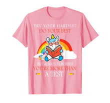 Load image into Gallery viewer, Funny shirts V-neck Tank top Hoodie sweatshirt usa uk au ca gifts for Try Your Hardest Funny Unicorn Reading Teacher Gifts Shirt 1968231
