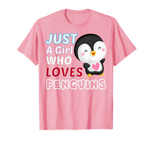 Load image into Gallery viewer, Funny shirts V-neck Tank top Hoodie sweatshirt usa uk au ca gifts for Just A Girl Who Loves Penguins T-Shirt Gift For Women 618328
