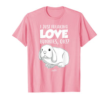 Load image into Gallery viewer, Funny shirts V-neck Tank top Hoodie sweatshirt usa uk au ca gifts for I Just Freaking Love Bunnies Cute Bunny Lover T Shirt 1657375
