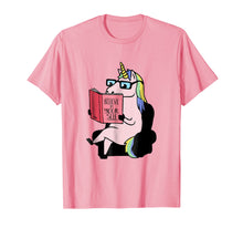 Load image into Gallery viewer, Unicorn T Shirt Believe in Yourself Motivational Book Lovers
