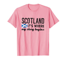 Load image into Gallery viewer, Funny shirts V-neck Tank top Hoodie sweatshirt usa uk au ca gifts for Scotland It&#39;s Where My Story Begins T shirt 3043018
