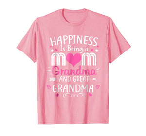 Funny shirts V-neck Tank top Hoodie sweatshirt usa uk au ca gifts for Happiness Is Being A Mom Great Grandma T shirt Women Mother 683561