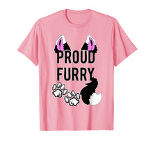 Load image into Gallery viewer, Funny shirts V-neck Tank top Hoodie sweatshirt usa uk au ca gifts for Proud Furry Shirt Furries Shirt Tail and Ears Cosplay Shirt 2205321
