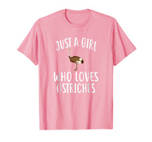 Load image into Gallery viewer, Funny shirts V-neck Tank top Hoodie sweatshirt usa uk au ca gifts for Just A Girl who loves OSTRICHES T-Shirt Funny OSTRICH Tee 487776
