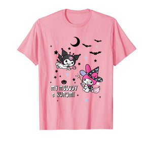Funny shirts V-neck Tank top Hoodie sweatshirt usa uk au ca gifts for My Melody and Kuromi Halloween Tee Shirt 1801574