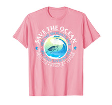 Load image into Gallery viewer, Funny shirts V-neck Tank top Hoodie sweatshirt usa uk au ca gifts for Save The Ocean Keep The Sea Plastic Free Turtle Lover Tshirt 1571829
