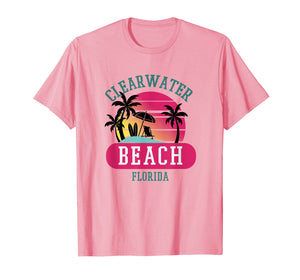 Funny shirts V-neck Tank top Hoodie sweatshirt usa uk au ca gifts for Retro Cool Clearwater Beach Original Florida Beaches Tshirt 2618583