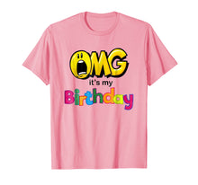 Load image into Gallery viewer, OMG Its My Birthday Emoji Shirt For Kids Women and Men
