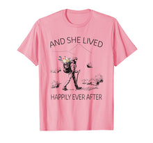 Load image into Gallery viewer, Funny shirts V-neck Tank top Hoodie sweatshirt usa uk au ca gifts for Women And She Lived Happily Ever After Hiking Lover T-shirt 1618964
