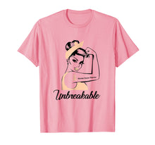 Load image into Gallery viewer, Funny shirts V-neck Tank top Hoodie sweatshirt usa uk au ca gifts for Strong Woman Uterine Cancer Warrior Unbreakable T-Shirt 2720936
