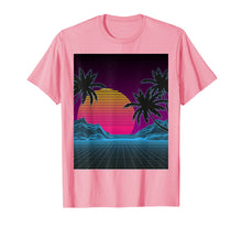 Load image into Gallery viewer, Funny shirts V-neck Tank top Hoodie sweatshirt usa uk au ca gifts for Vaporwave Aesthetic Sunset Mountains Palms Retro T Shirt 3374171
