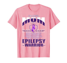 Load image into Gallery viewer, I'm A Proud Mom Of A Epilepsy Warrior Awareness Ribbon Shirt 1045755
