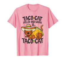 Load image into Gallery viewer, Funny shirts V-neck Tank top Hoodie sweatshirt usa uk au ca gifts for Cute Cat Tshirt, Tacocat Spelled Backwards is Taco Cat Shirt 1328146
