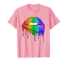 Load image into Gallery viewer, Rainbow Lips T Shirts Pride Gay Lesbian LGBT Shirt Gift 21027
