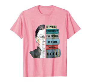 Ruth RBG Supports Never Understimate Power of Girl With Book
