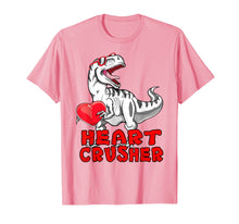 Load image into Gallery viewer, Funny shirts V-neck Tank top Hoodie sweatshirt usa uk au ca gifts for Dinosaur Shirt Valentines Day Heart Crusher T Rex Boys Kids 1742943
