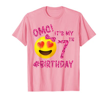 Load image into Gallery viewer, OMG It&#39;s My 7th Birthday | Emoji Shirt For Birthday Girls
