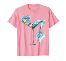 Load image into Gallery viewer, Mermaid In Cocktail Glass Tshirt Cute Mermaid Lover Gifts
