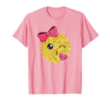 Load image into Gallery viewer, Funny shirts V-neck Tank top Hoodie sweatshirt usa uk au ca gifts for Kiss Emoticon Pink Heart SHIRT - Kiss Face for Girls Tee 1926753
