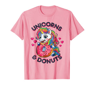 Funny shirts V-neck Tank top Hoodie sweatshirt usa uk au ca gifts for Unicorns & Donuts T shirt Girls Squad Party Rainbow Gifts 875870