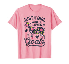Load image into Gallery viewer, Funny shirts V-neck Tank top Hoodie sweatshirt usa uk au ca gifts for Just a Girl who Loves Goats T shirt Goat Farmer Farm Women 212002

