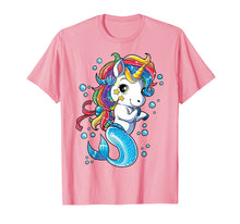 Load image into Gallery viewer, Funny shirts V-neck Tank top Hoodie sweatshirt usa uk au ca gifts for Unicorn Mermaid Mermicorn T Shirt Girls Kids Rainbow Gifts 410727

