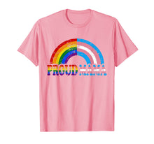 Load image into Gallery viewer, Vintage proud mama flag Rainbow LGBT Transgender pride month T-Shirt 121830
