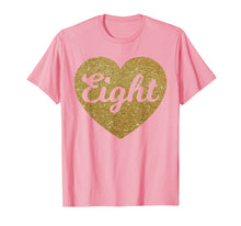 Load image into Gallery viewer, Funny shirts V-neck Tank top Hoodie sweatshirt usa uk au ca gifts for Eight - 8th Birthday Shirt for Girls, Heart Design 783123
