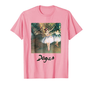 Funny shirts V-neck Tank top Hoodie sweatshirt usa uk au ca gifts for Two Dancers on a Stage by Edgar Degas, Ballet Art T-Shirt 2685487