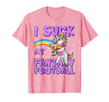 Load image into Gallery viewer, Funny shirts V-neck Tank top Hoodie sweatshirt usa uk au ca gifts for I Suck at Fantasy Football Unicorn Loser Shirt Men 2039089
