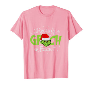 Funny shirts V-neck Tank top Hoodie sweatshirt usa uk au ca gifts for funny Tee Resting Grinch-Face T-Shirt 57698