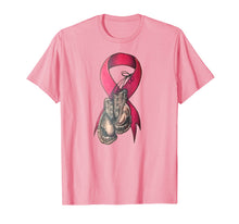 Load image into Gallery viewer, Retro vintage tattoo Pink ribbon with Boxing Glove Shirt T-Shirt
