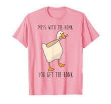 Load image into Gallery viewer, Mess With The Honk You Get The Bonk Funny Duck T-Shirt
