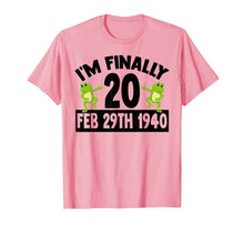 Load image into Gallery viewer, I'm Finally 20 Leap Year 80 Year Old Grandparents 80th Bday T-Shirt-2049068
