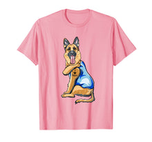 Load image into Gallery viewer, Women Gifts German Shepherd Dog Tattoo I Love Mom T-Shirt-302767
